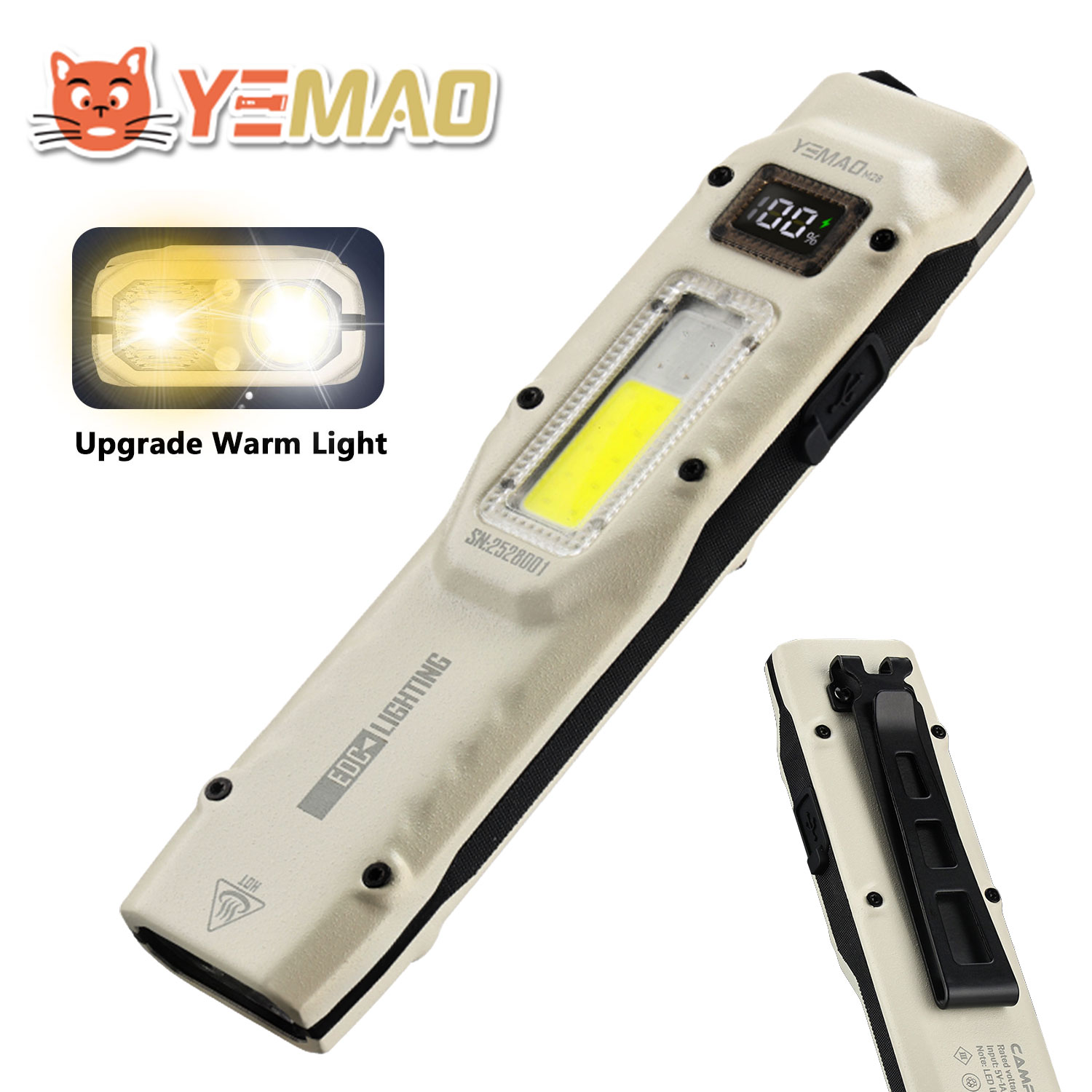 YEMAO M28 Super Bright EDC Fla - Outdoor Adventure Trips 评论和价格
