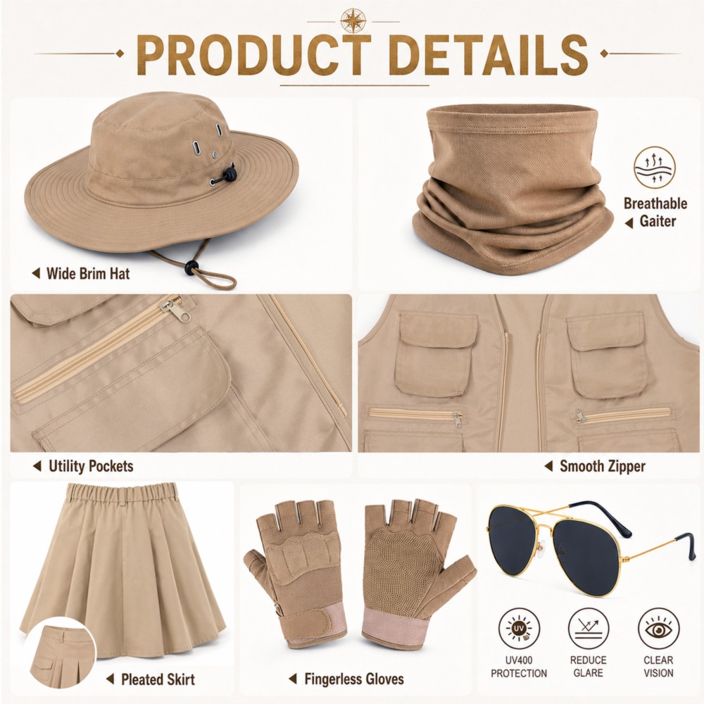 Outdoor Explorer Clothing Hat  - Outdoor Adventure Outfit 评论和价格